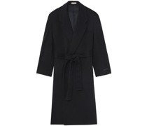 belted virgin-wool coat