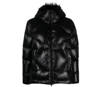 Gefütterte Jacke mit Logo-Applikation