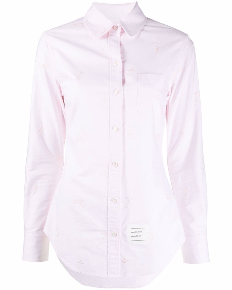 Thom Browne Damen Oxford-Hemd