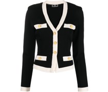 cropped long-sleeve cardigan