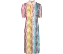 Midikleid mit Zickzackmuster