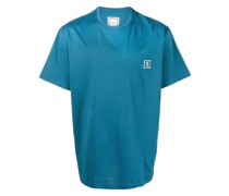 T-Shirt mit Logo-Stickerei