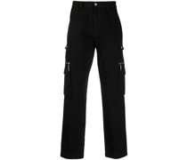 Halbhohe Straight-Leg-Hose