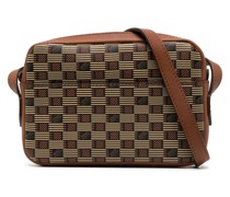 klassische Tasche mit geometrischem Muster