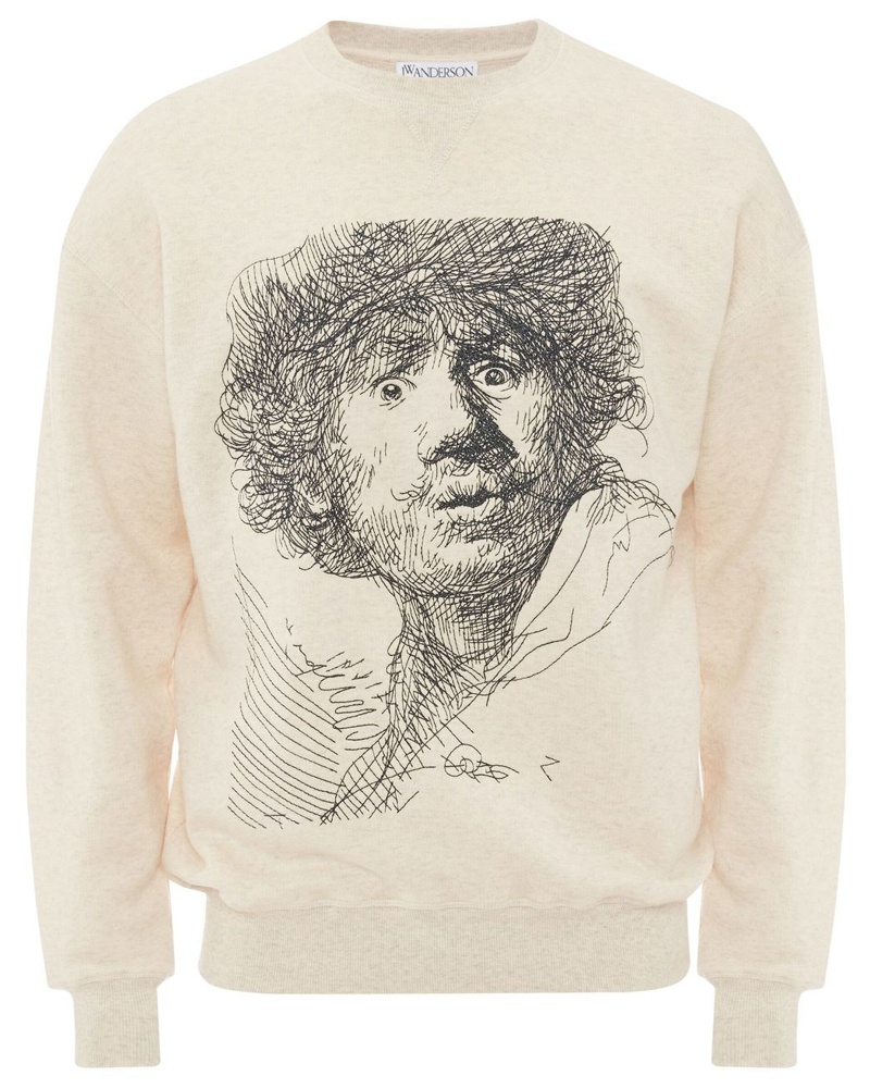 J.W.Anderson Damen Besticktes Rembrandt Sweatshirt