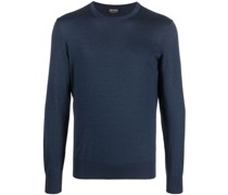 Kaschmirpullover mit Rundhalsausschnitt