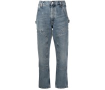 Gerade Rami High-Rise-Jeans