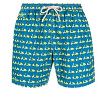 Badeshorts mit Vespa-Print