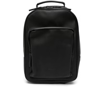 debossed-logo waterproof backpack