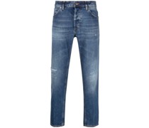 Halbhohe Straight-Leg-Hose