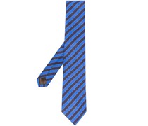Gestreifte Krawatte aus Leinen