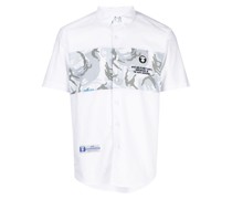 AAPE BY *A BATHING APE® Hemd mit Logo-Patch