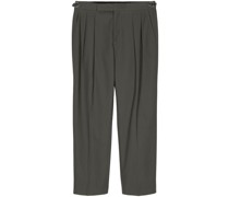 double-pleat tailored trousers