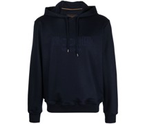 Hoodie mit Logo-Stickerei