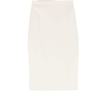 asymmetric crepe skirt