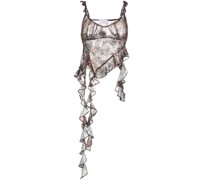 Asymmetrisches Oberteil mit Print