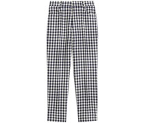 Cropped-Hose mit Vichy-Karo