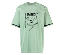 T-Shirt mit Banana in Paris-Print