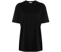 T-Shirt mit Logo-Stickerei