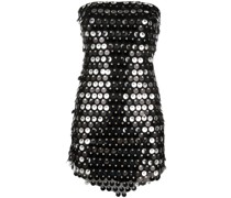 Giza sleeveless sequinned minidress