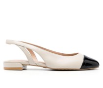 Slingback-Ballerinas mit Cut-Outs