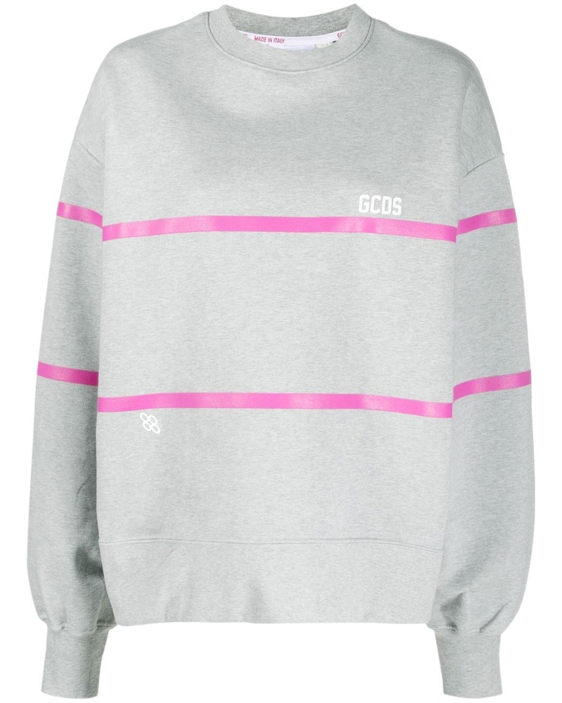 GCDS Damen Hemd mit Streifendetail