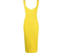 Geripptes Strickkleid