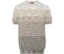 striped cotton knitted T-shirt