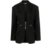Blazer mit Reißverschluss
