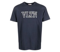 T-Shirt mit VLTN-Stickerei