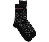 Socken mit GG-Muster