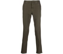 Gestreifte Slim-Fit-Chino