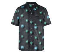 Brandon Hemd mit abstraktem Print
