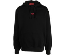 Hoodie mit Logo-Stickerei