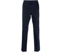 Schmale Zaine Chambray-Hose