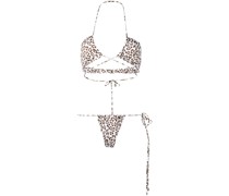 Bikini mit Leoparden-Print