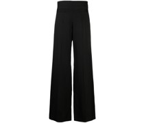 High-Waist-Hose mit weitem Bein