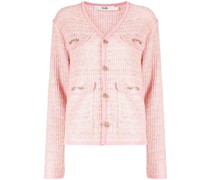 button-fastening knit cardigan