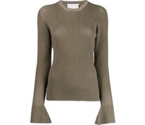 Gerippter Pullover