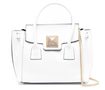 Handtasche mit Logo-Schild