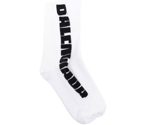 Socken mit Jacquard-Logo