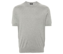 fine-knit T-shirt