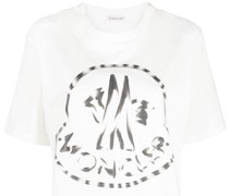 White Logo Print Short Sleeve T-shirt
