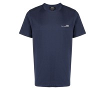 A.P.C. T-Shirt mit Logo-Print