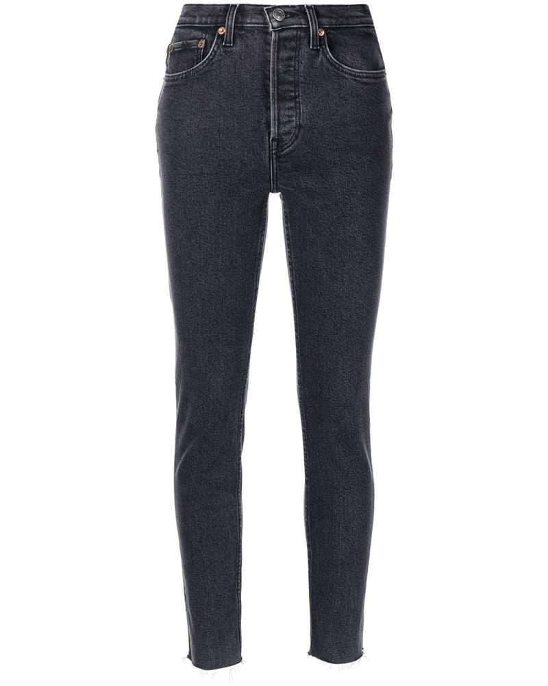 RE/DONE Damen Cropped-Jeans