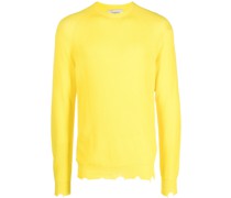 Gerippter Pullover im Distressed-Look