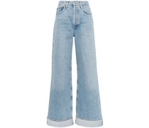 Weite Dame High-Rise-Jeans