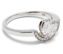 18kt Intrepide Petit Arc Weißgoldring