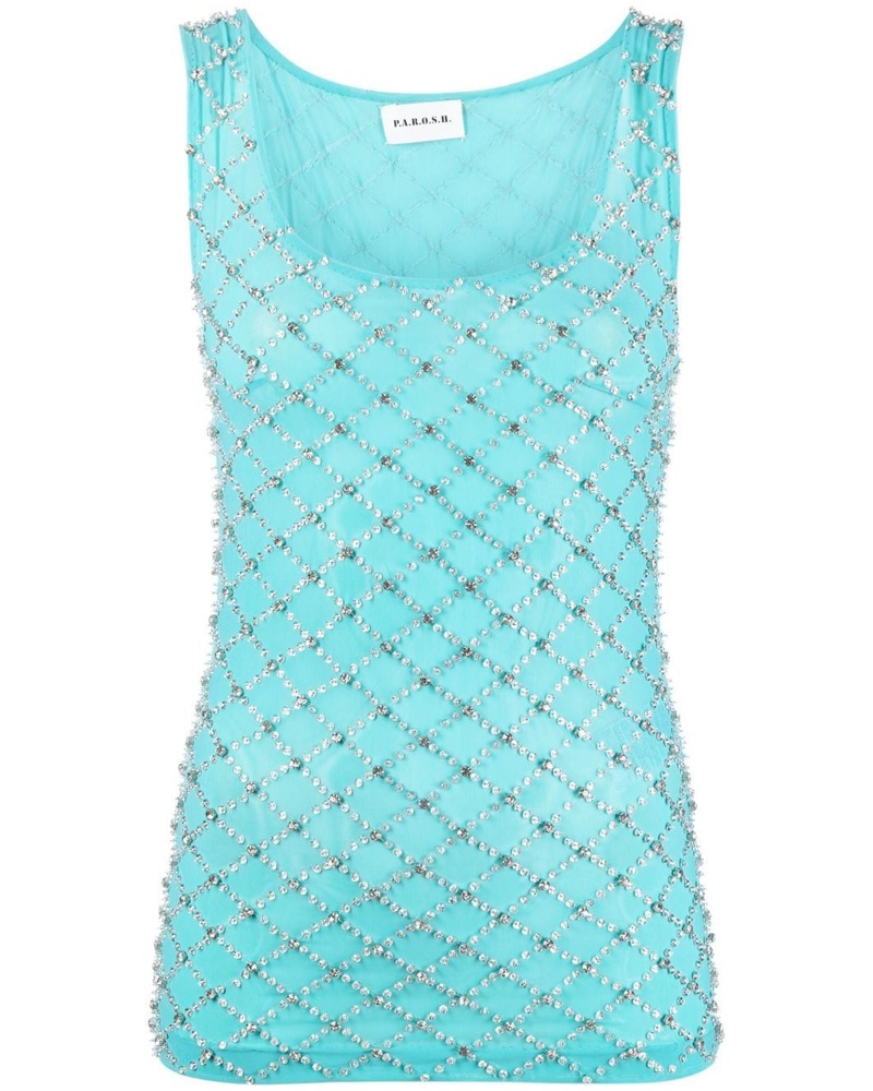 P.A.R.O.S.H. Damen P.A.R.O.S.H. Bluse mit Kristallen