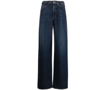 Weite High-Waist-Jeans